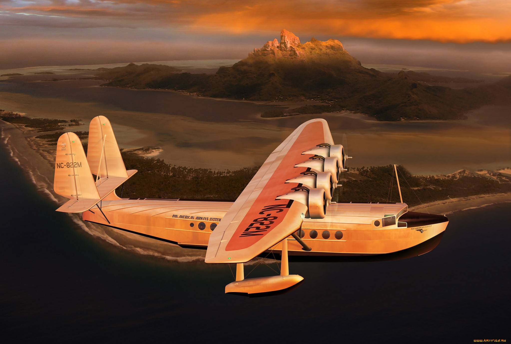 sikorsky s-42 pan american clipper, , 3, , v-graphic, , , 